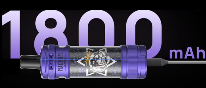 Autonomie 1800 mAh Magnum Nano Aspire